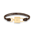 18K Louis Vuitton Lock It Again Bracelet