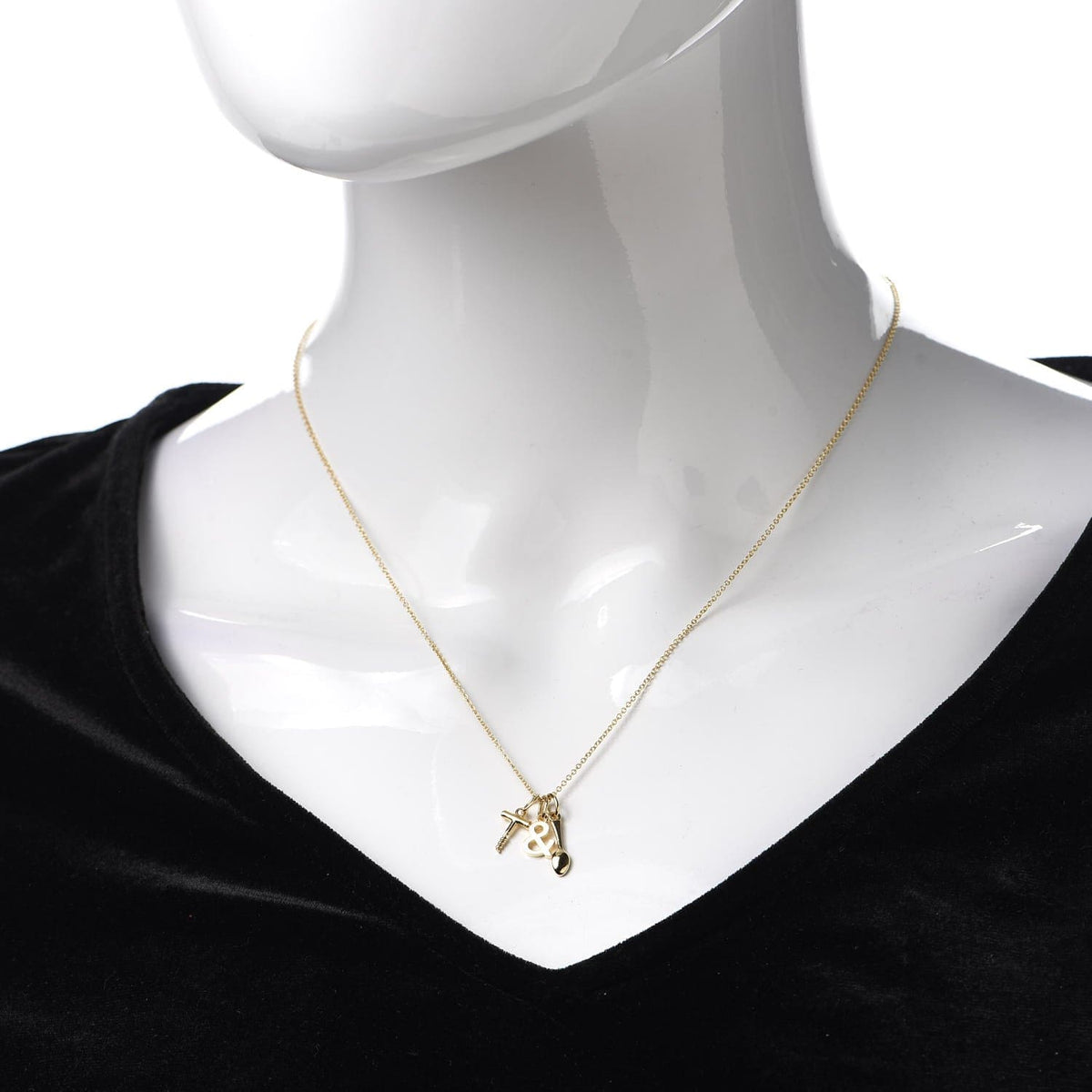 18K Tiffany Wine and Dine Pendant Necklace