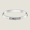 18K Kelly Small Model Diamond Hermes Bracelet
