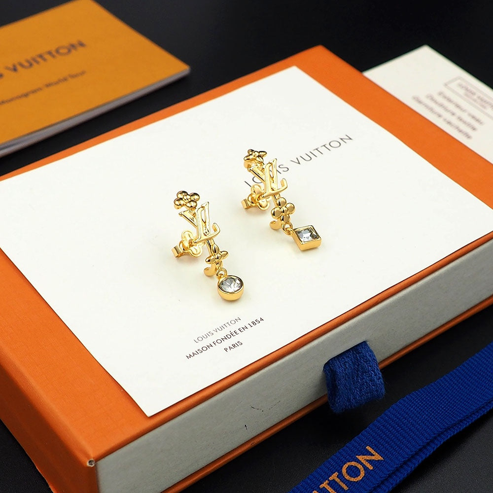 18K Louis Vuitton In the Sky Earrings